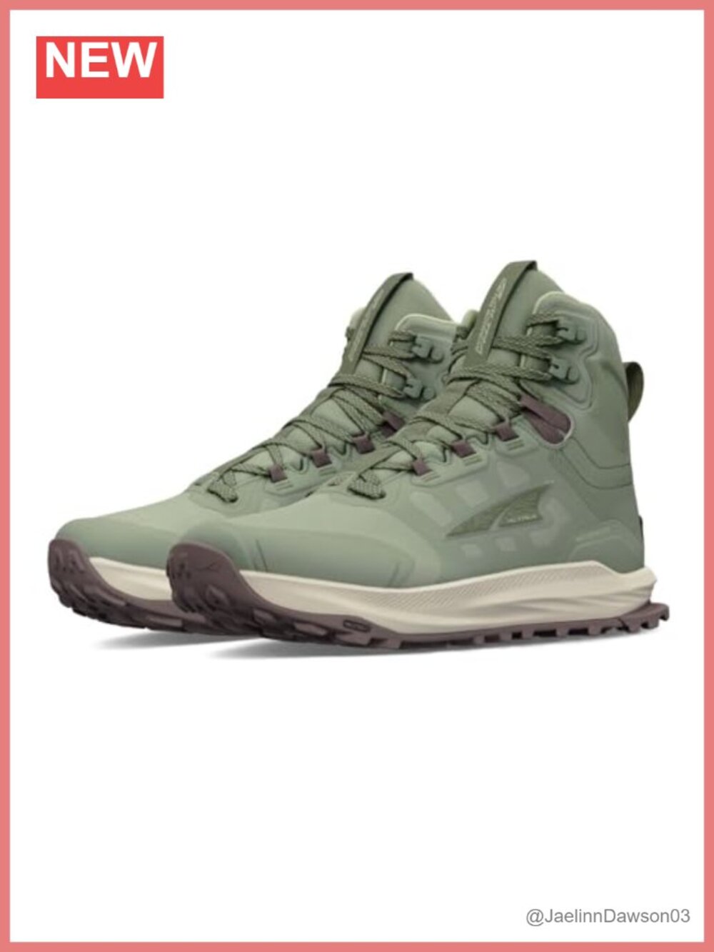 Waterproof Hiking Shoes Mid Top Trail Running Athletic Lace Up